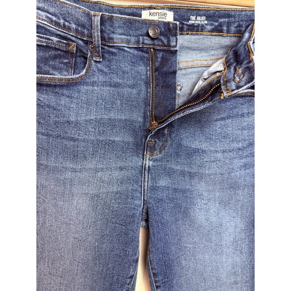 Kensie Jeans The Juliet High Rise Slim Ankle Fray Hem Women's Denim 8/29 - Picture 6 of 16
